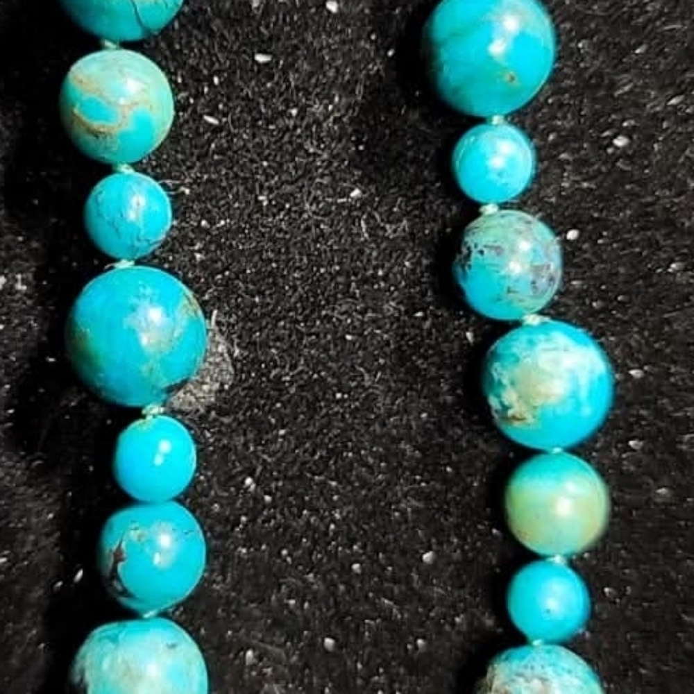 Persian Oval Turquoise Necklace